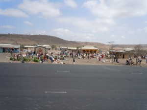 Masaii village market