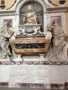 Florence Galileo's tomb in Santa Croce