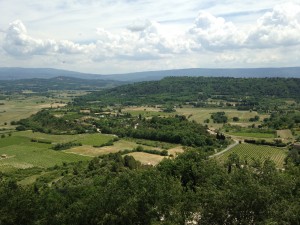 Gordes view of countryside