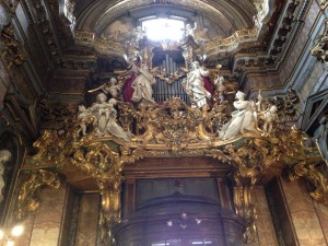 Rome 2 Organ inside The Church of Mary Magdalene near out hotel