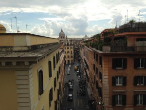 Rome 2 View of City St. Peter's far in distance