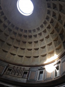 Rome 3 Pantheon dome in early a.m. 2