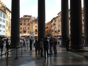 Rome 3 Pantheon interior looking out front